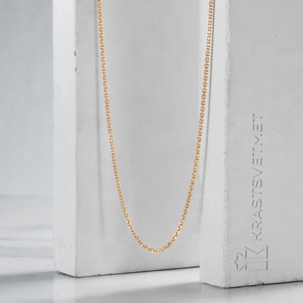 Цепь из желтого золота 585, плетение «Якорь»